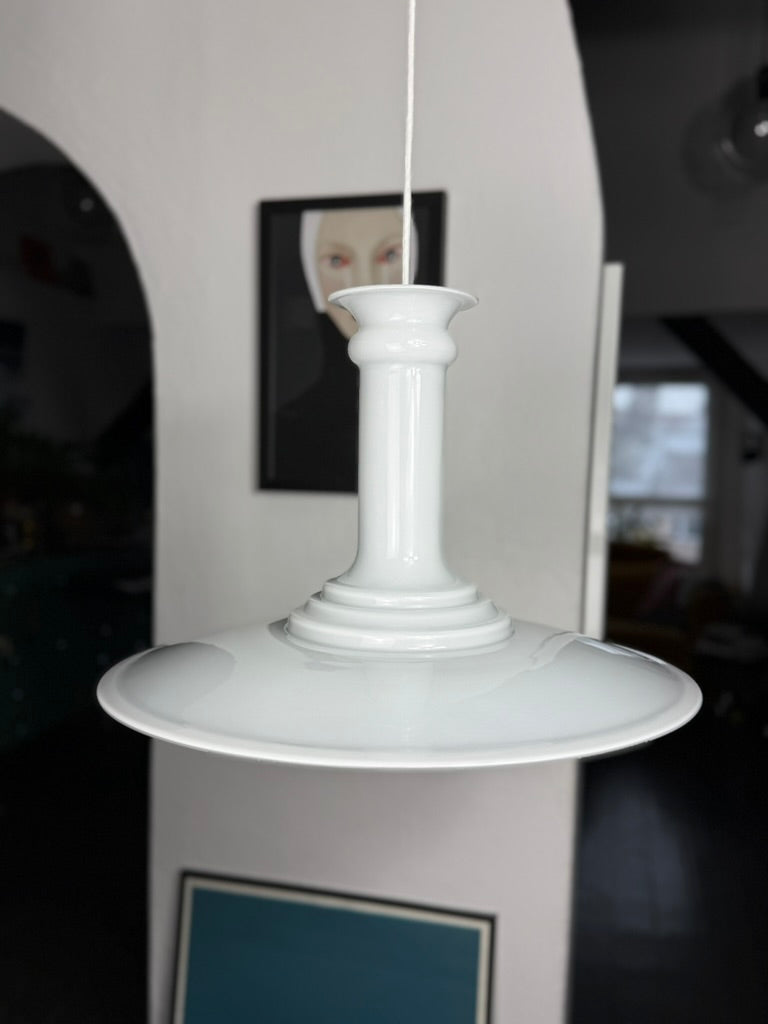 DUŻA lampa Holmegaard dla Royal Copenhagen.