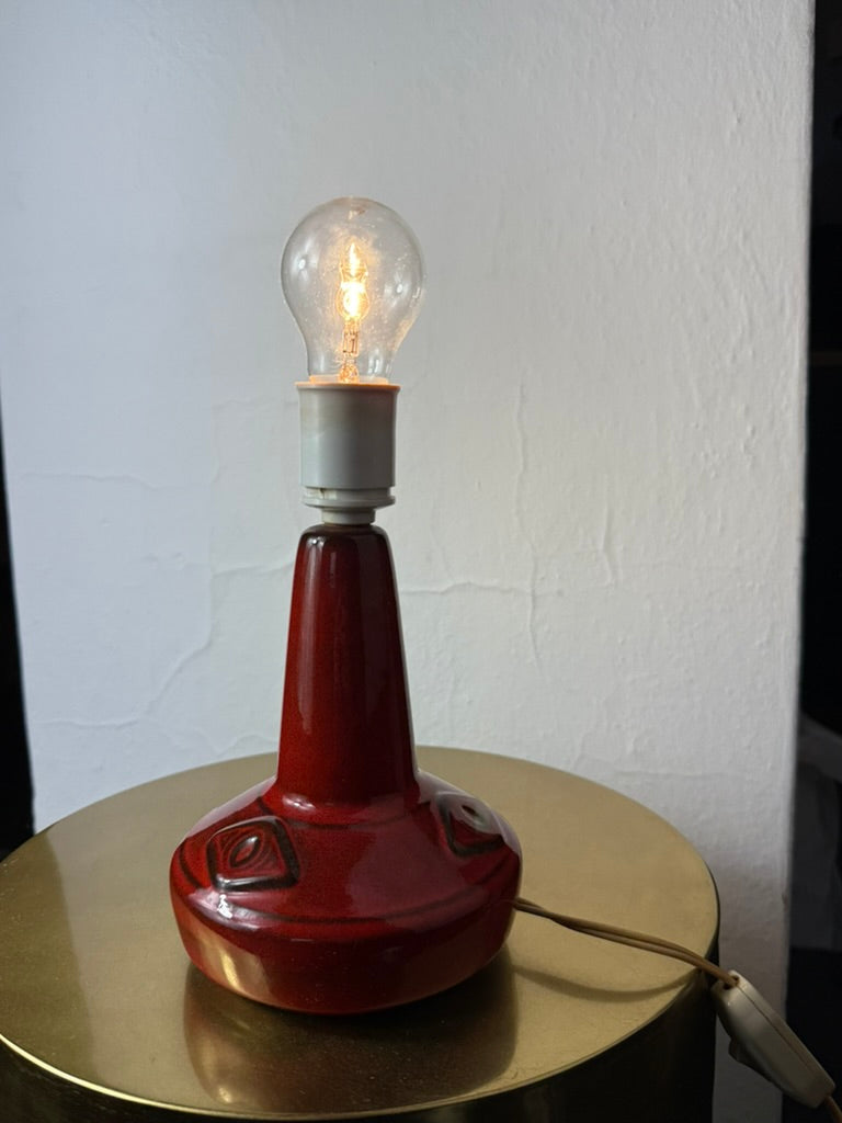 Porcelanowa, duńska lampa stołowa