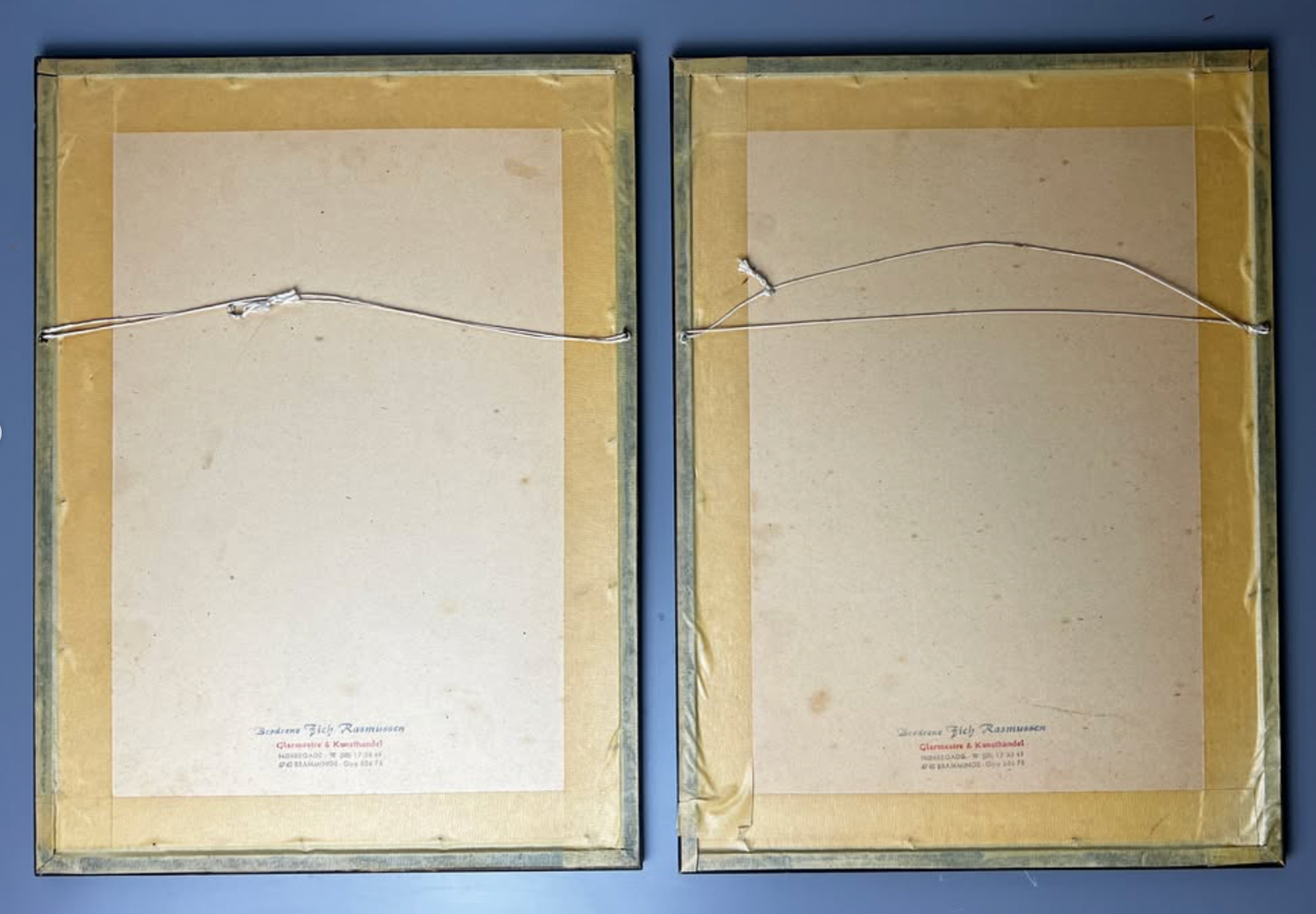Dwie stare litografie akwarelowych grafik kwiatów - Pierre-Joseph Redouté