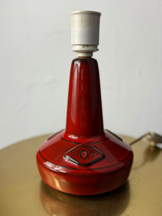 Porcelanowa, duńska lampa stołowa