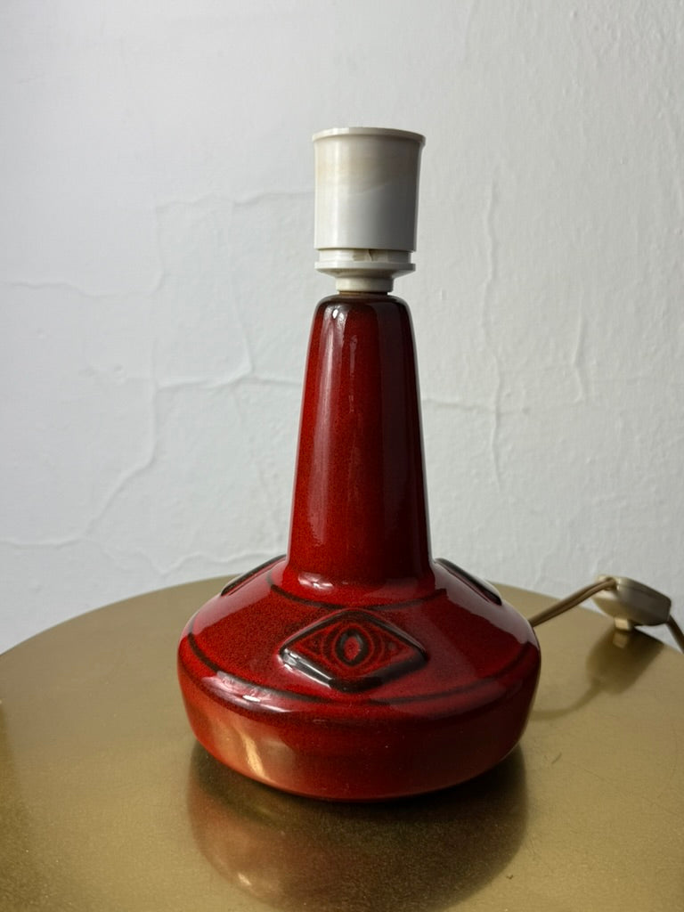 Porcelanowa, duńska lampa stołowa