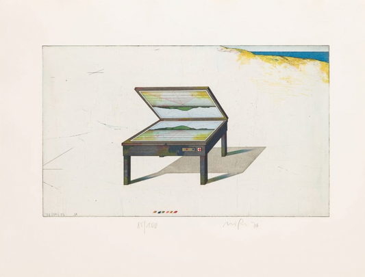 Werner Nöfer KOMPOZYCJA, 1976 Litografia